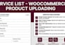 upload and list your products on woocommerce or shopify
